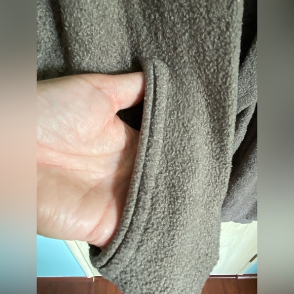 Barefoot Dreams Bamboo Chic Lite Open Cardigan Draped Sweater Wrap Coffee Sz 2X - Picture 3 of 8